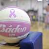 A special ball was used during a Danbury girls basketball game in 2015 to honor Bob DiNardo, a Danbury police officer, former coach and husband of current Danbury coach Jackie DiNardo, who died in 2009 after a battle with cancer.