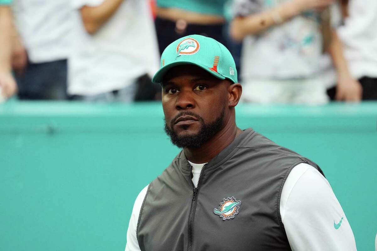 Brian Flores started his NFL career as a scout with the Patriots in 2004 before becoming an assistant coach in 2008. He led the Dolphins to consecutive winning seasons but was fired last month.
