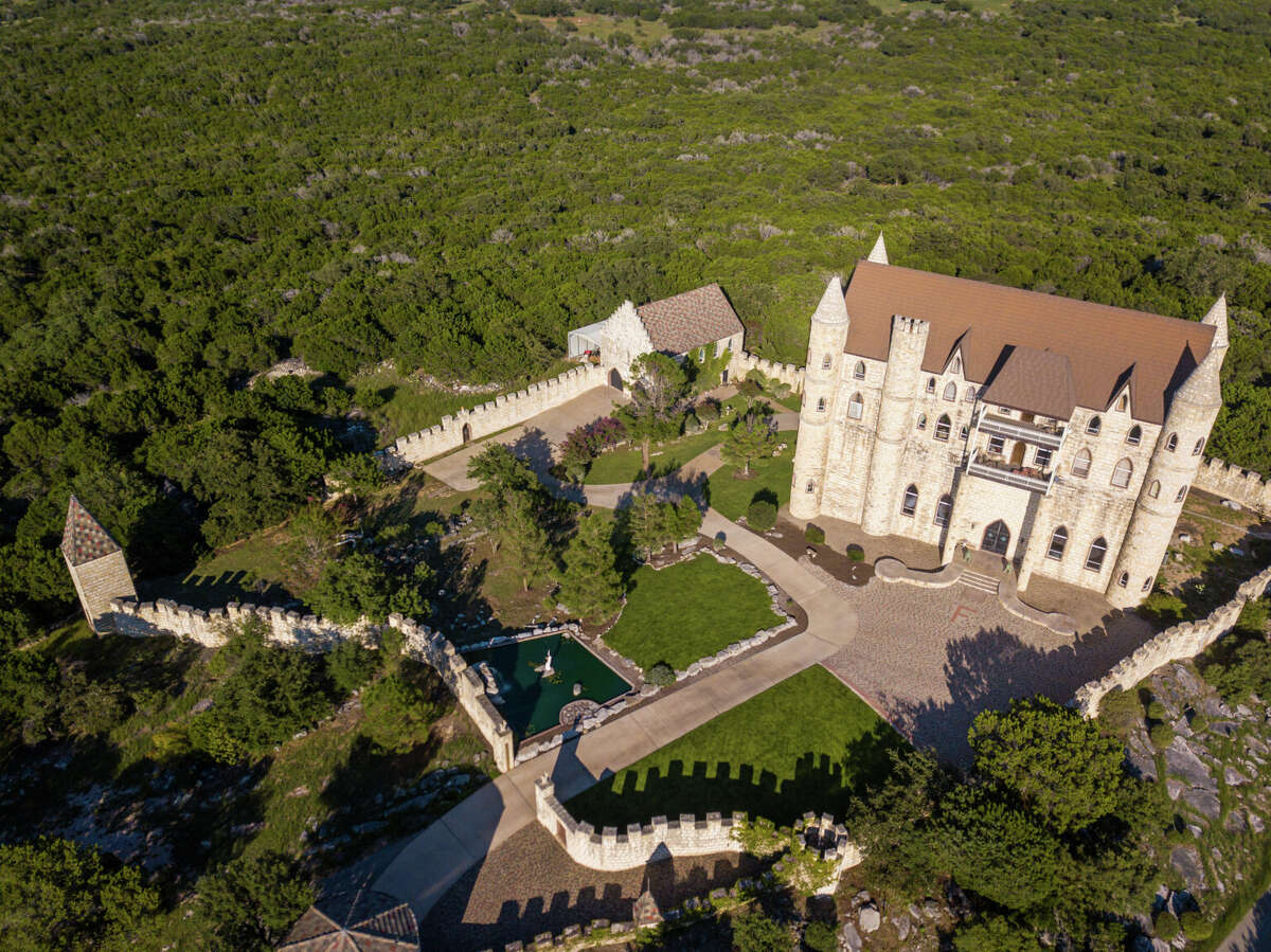 A photo of Castle Falkenstein in Burnet, Texas.