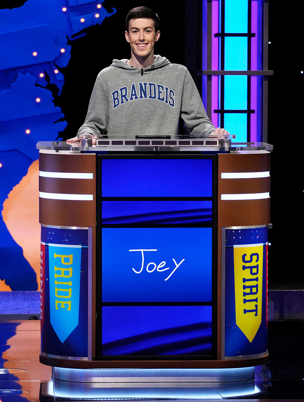 West Hartford resident Joey Kornman, a junior at Brandeis University, will participate in the Jeopardy! National College Challenge. 