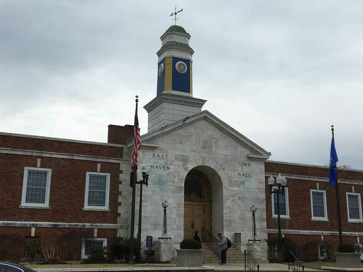 East Haven Town Hall, photographed on Friday, March 29, 2019.