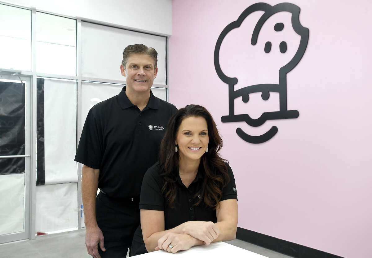 Jonathan and Priscilla Healy will be bringing nationally renowned cookie chain Crumbl to Beaumont. The opening was delayed by supply chain issues, but they anticipate announcing a firm date soon. Photo made Thursday, Feruary 3, 2022 Kim Brent/The Enterprise