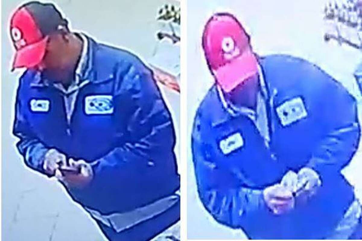A man seen in a surveillance still is suspected of abandoning puppies at the Texas 105 Chevron gas station last month.