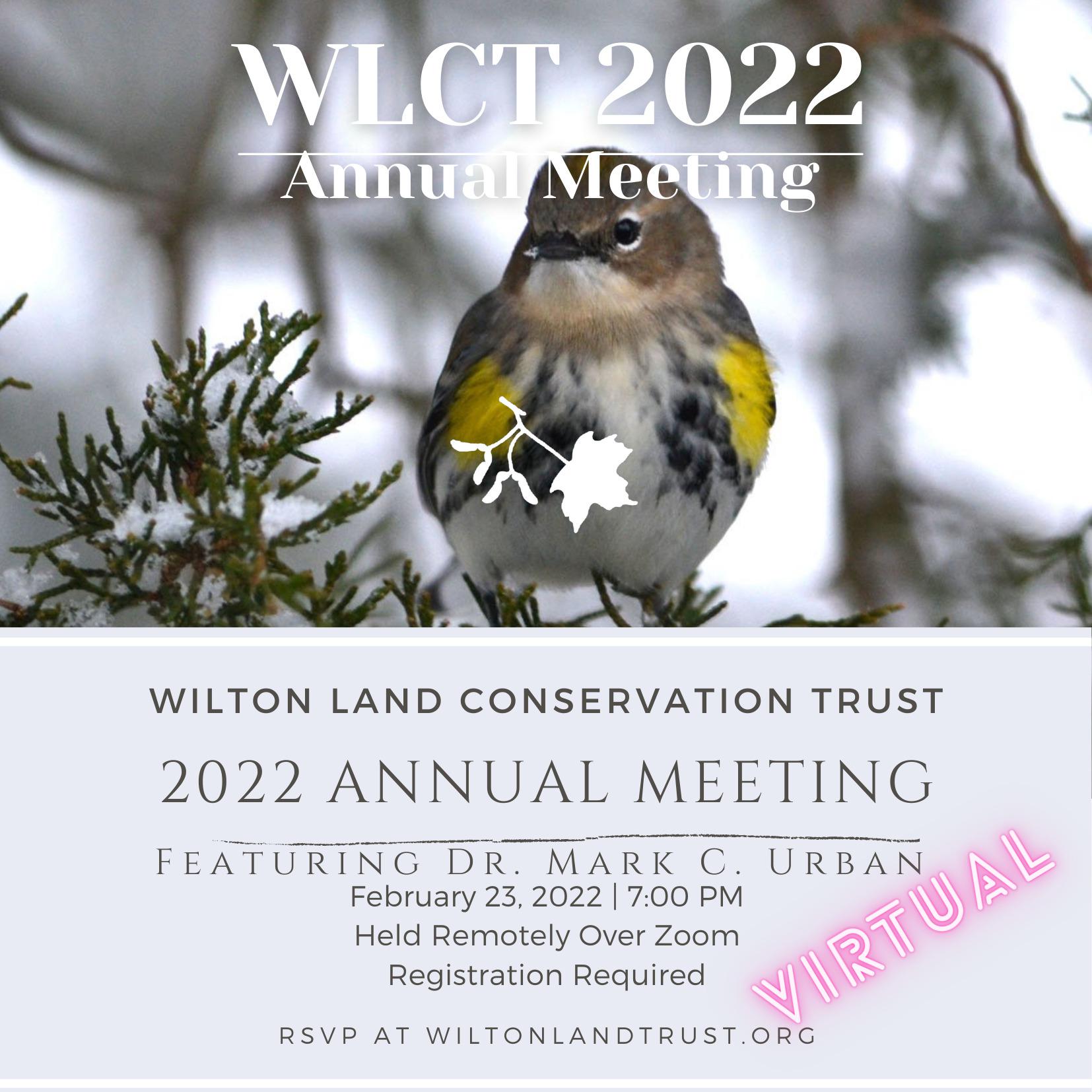 Wilton Land Conservation Trust to have annual members', public meeting - Vimarsana News