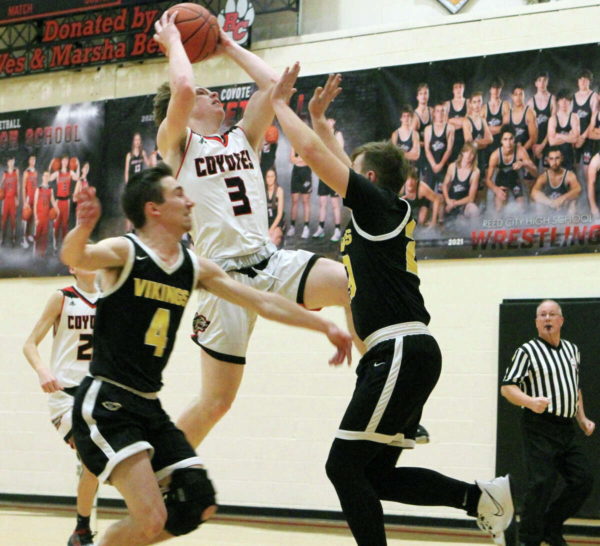 The Reed City boys basketball team defeated Tri County 70-53 on Friday evening.