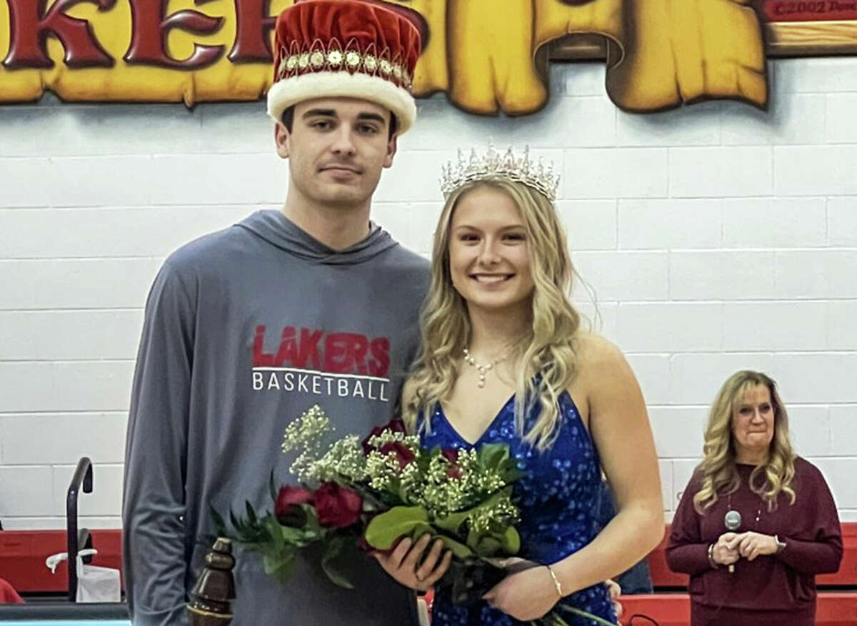 Jake Griffis and Kalissa Swanson were crowned Bear Lake homecoming king and queen on Friday.