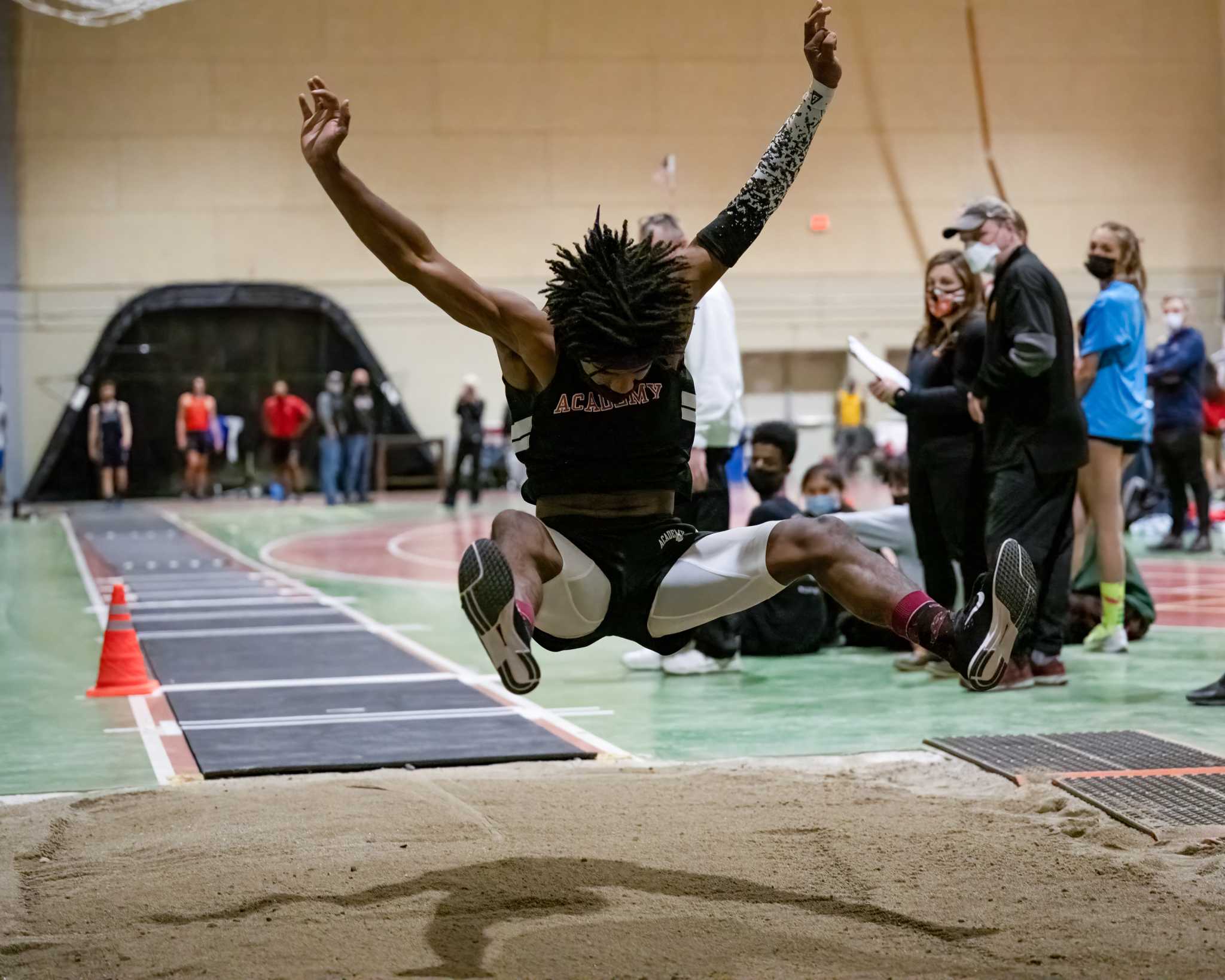 Bashir Praileau leads Albany Academy to track title