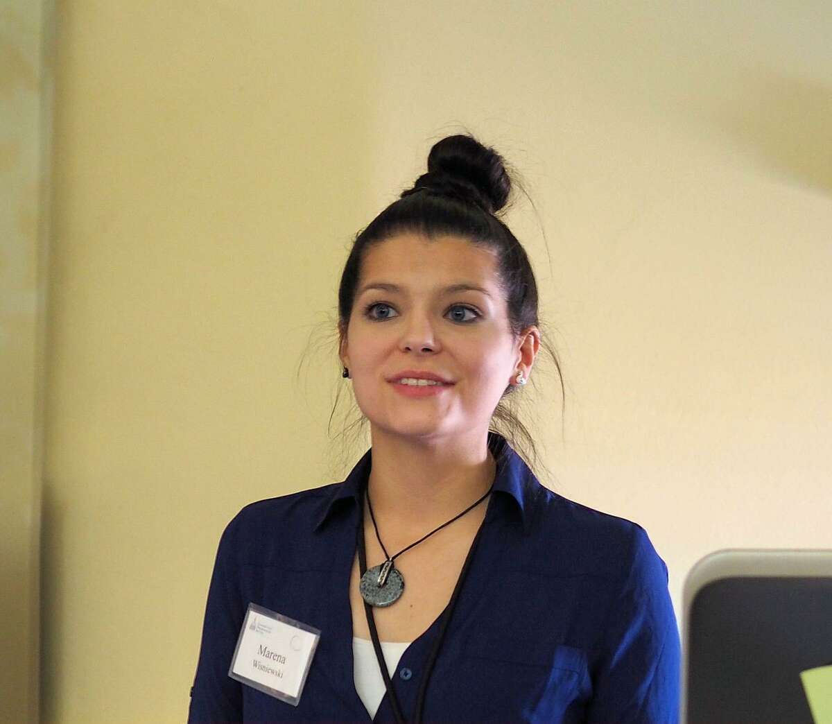 Marena Wisniewski, shown, and Todd Levine, of Connecticut’s State Historic Preservation Office, are going to give an “Energy Efficiency and the Historic House,” presentation via Zoom, on Thursday, Feb. 17, from 1 to 2 p.m.