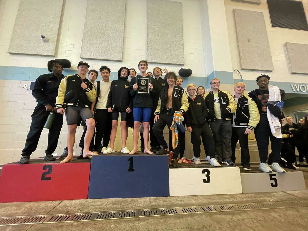The Foster boys swimming and diving team won the District 24-5A championship and will compete at the Region VI-5A championships this week.