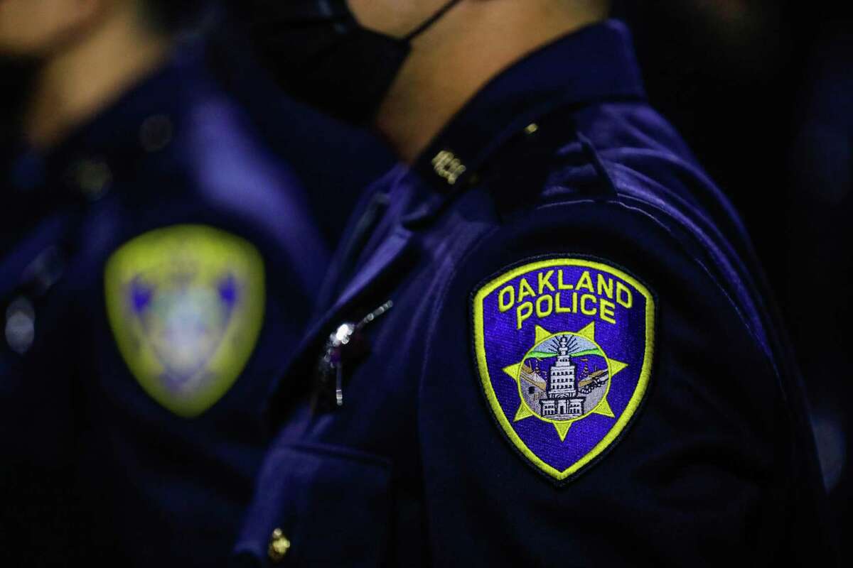 Oakland police said two people were shot and then transported to a hospital with injuries over the weekend.