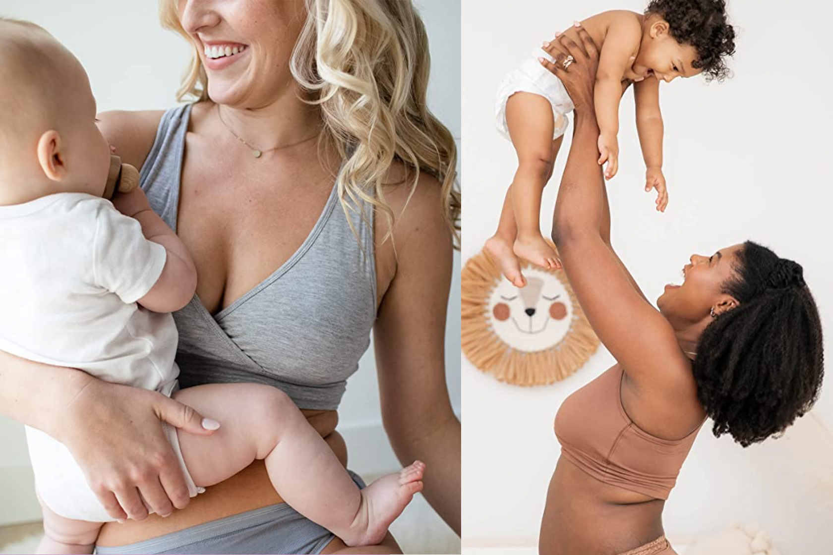 Breastfeeding Smoothie Crop Sports Bra A-F – Room For Two