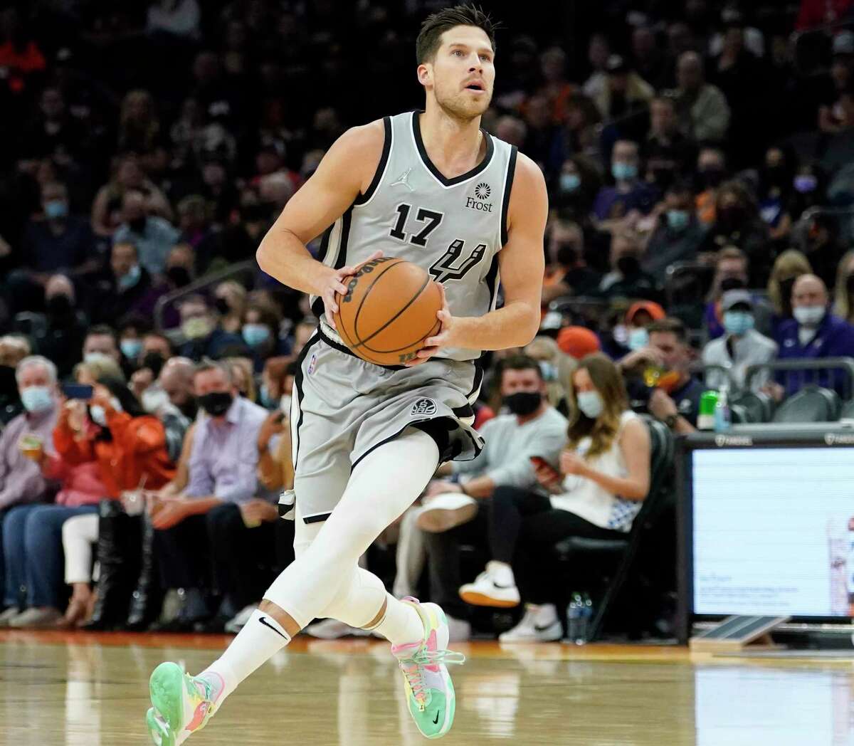 The Spurs forward's new Mediterranean-style home features high ceilings and tall doorways to accommodate his 6’7” height.