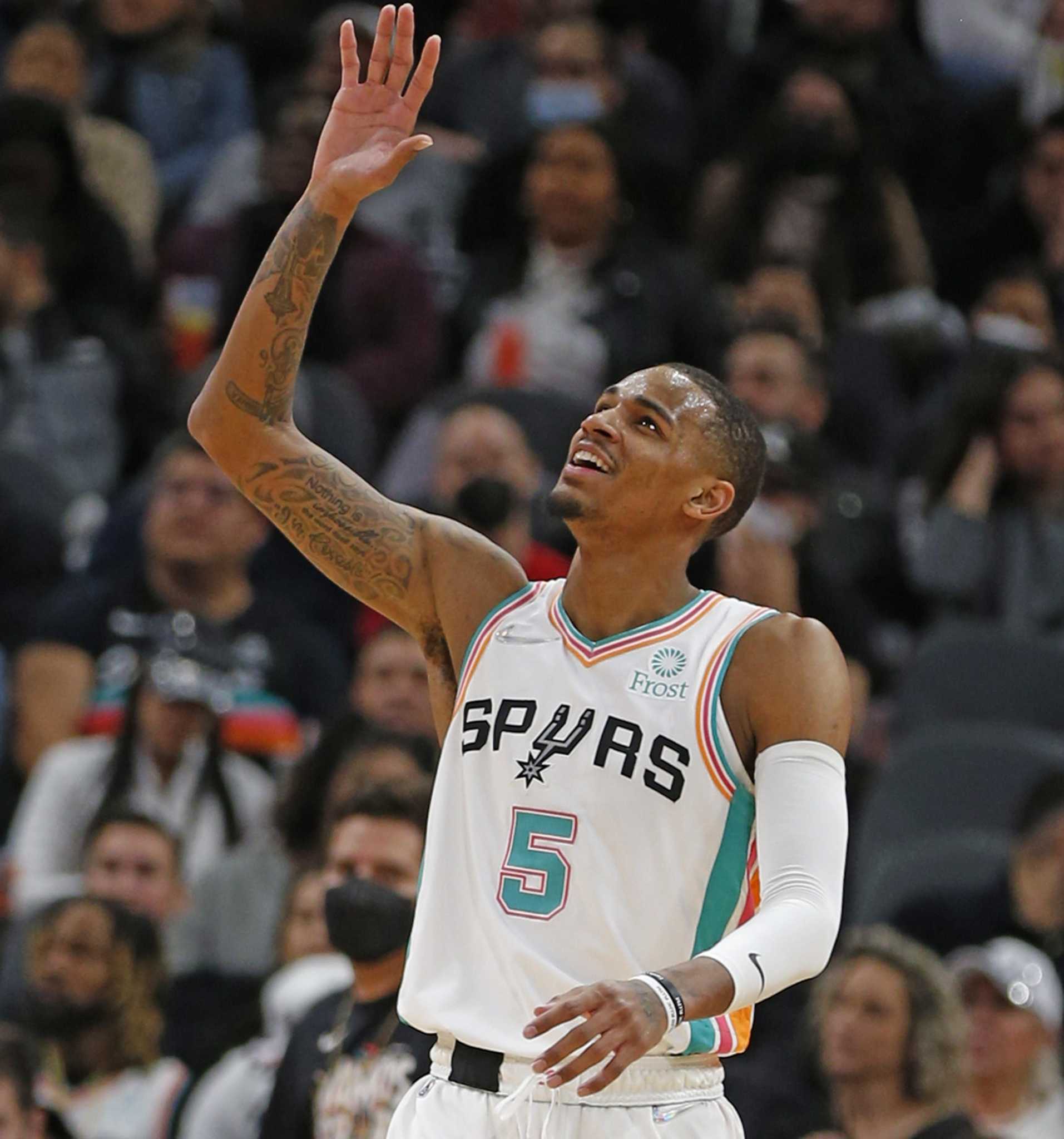 spurs dejounte murray jersey
