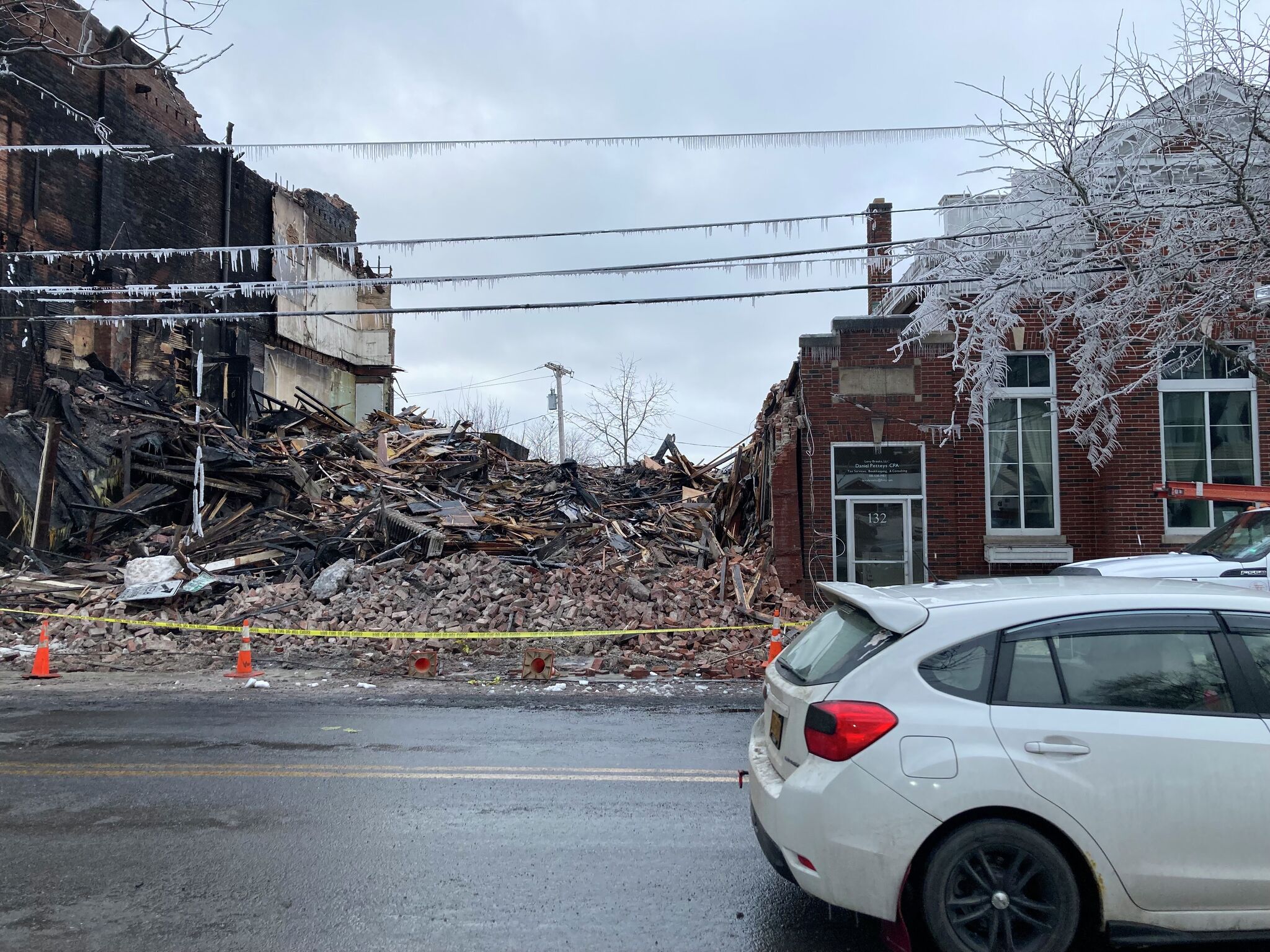 Greenwich building destroyed in alleged arson - Vimarsana News