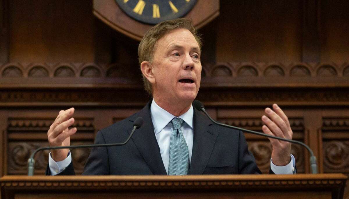 Gov. Ned Lamont's first budget address to the legislature on Feb. 6, 2019