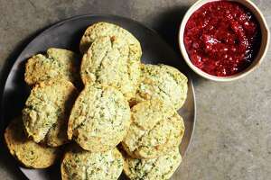 These easy plant-based coconut and herb biscuits make a delicious breakfast