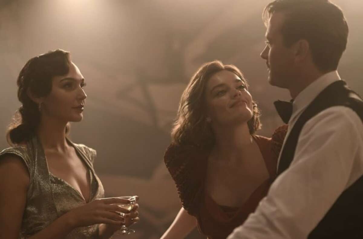 The release of "Death on the Nile" was rescheduled at least seven times due to Covid and certain "personal issues," but is finally in theaters now. The love triangle at the center of the whodunit involves, from left, Gal Gadot, Emma Mackey and the cause of those personal issues, Armie Hammer. 