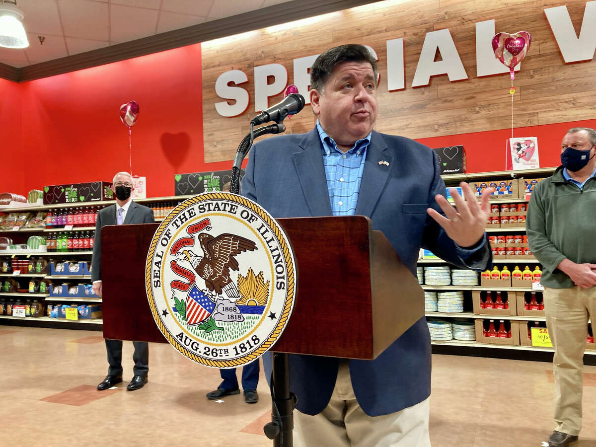 Gov. J.B. Pritzker defends his plan to offer election-year tax relief to consumers on groceries, gasoline and property. He says he's concerned about gas prices because of 7% inflation that's pinching pocketbooks on a range of commodities.