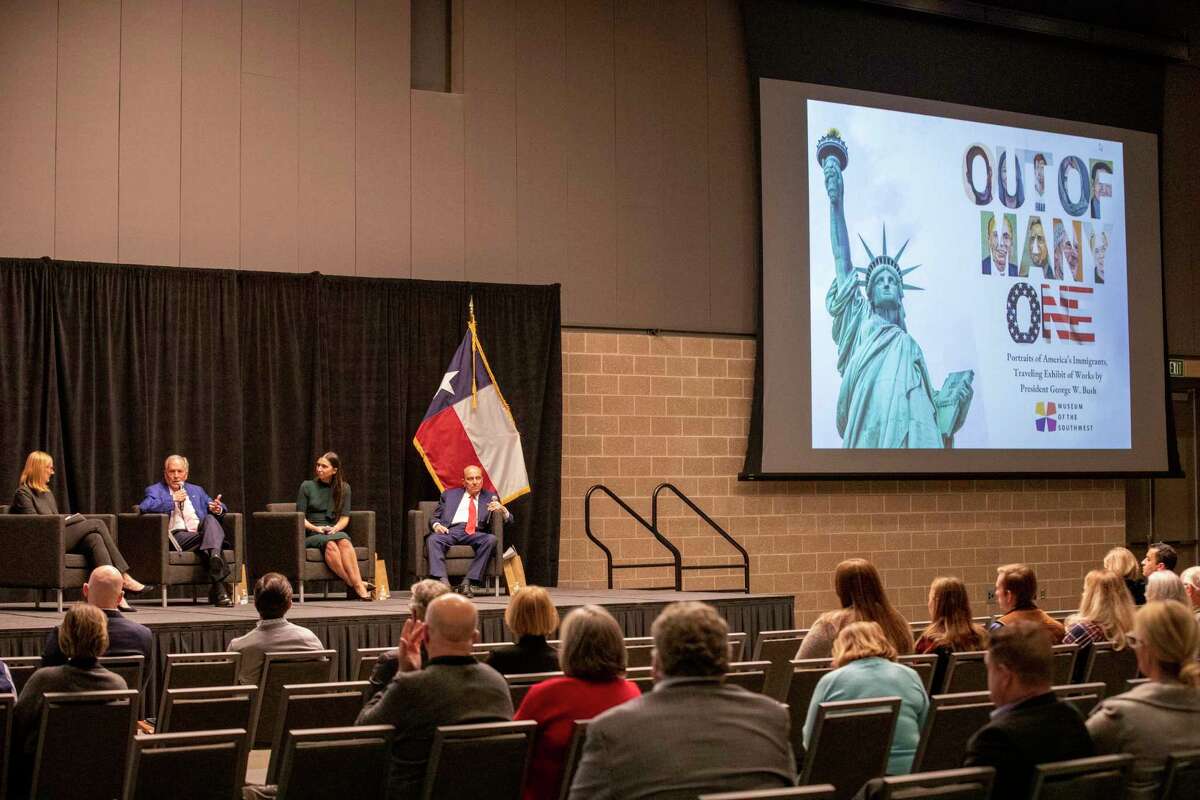 The Museum of the Southwest hosted The Palette of America roundtable on Tuesday, Feb. 8, 2022, at the Bush Convention Center. Jacy Lewis/Reporter-Telegram