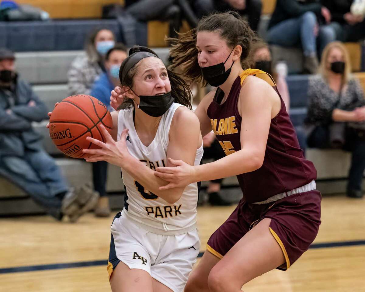 Averill Park pounce early, prevail on Senior Night in girls' basketball