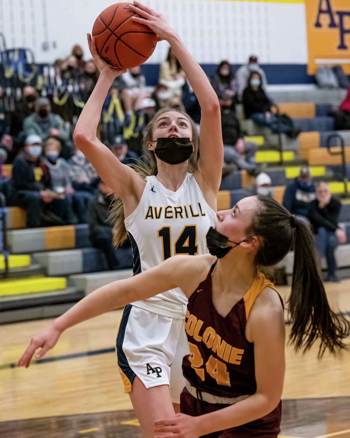 Averill Park pounce early, prevail on Senior Night in girls' basketball