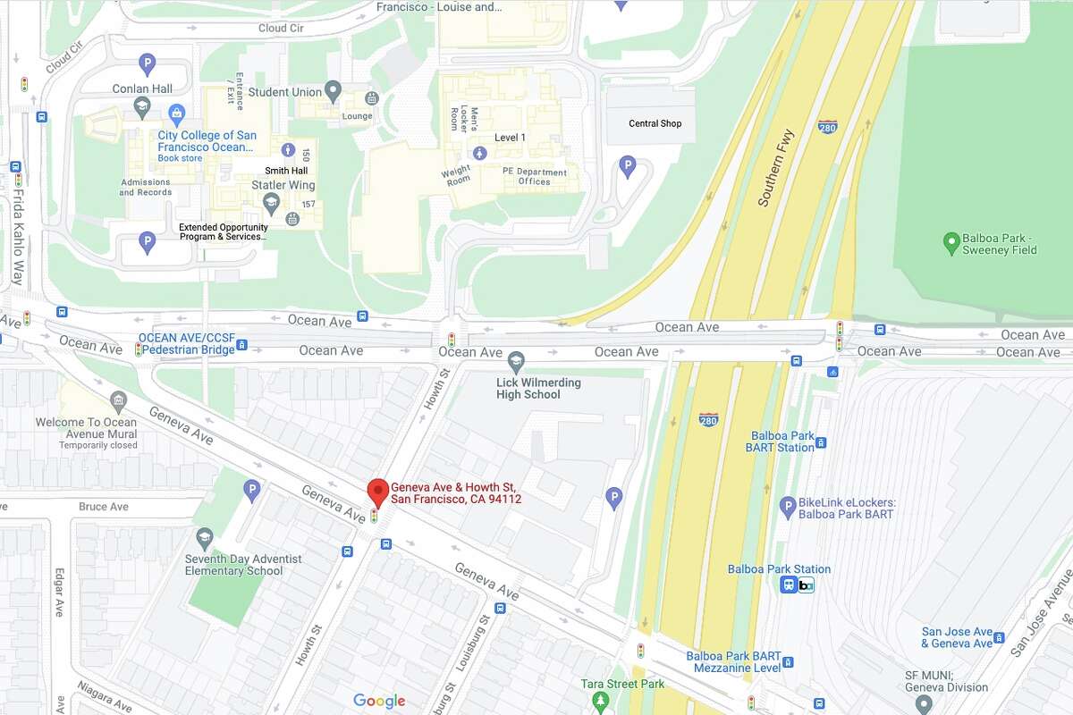 Police officers interrupted a catalytic converter theft near Geneve Avenue and Howth Street in San Francisco's Ingleside neighborhood, early Monday.