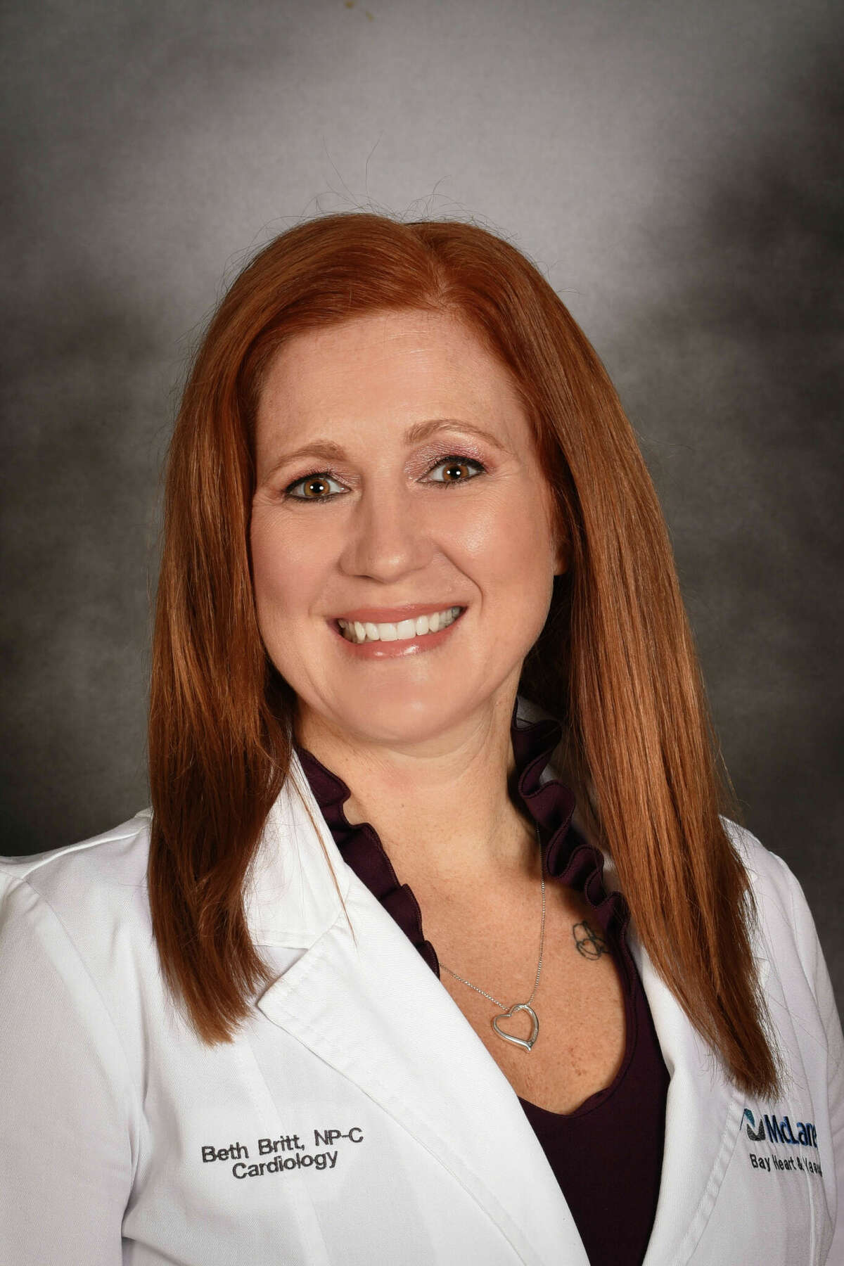 Nurse Practictioner Beth Britt has worked for McLaren for 15 years with a specialty in cardiology.