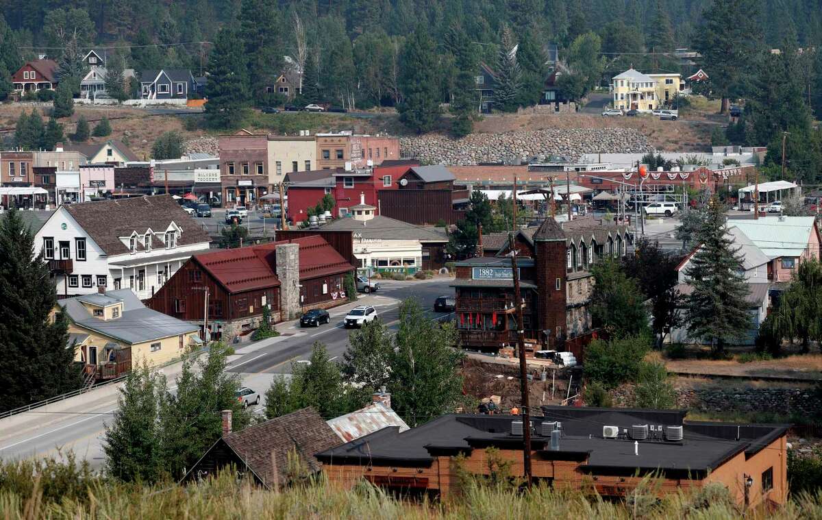 A view of downtown Truckee, which the town council is likely to place restrictions on short-term rentals.