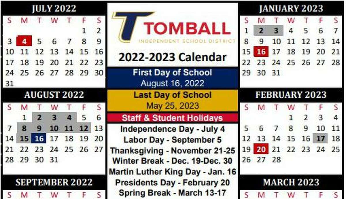 Tomball Isd Calendar 22 23 Printable Calendar 2023