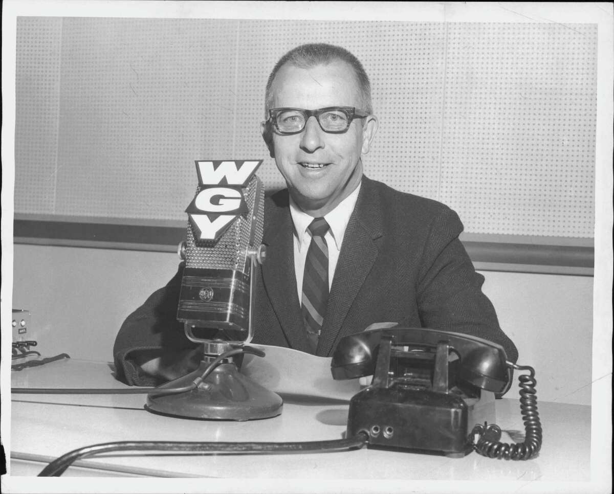 Howard Tupper on WGY Radio. 1968 (Times Union Archive)