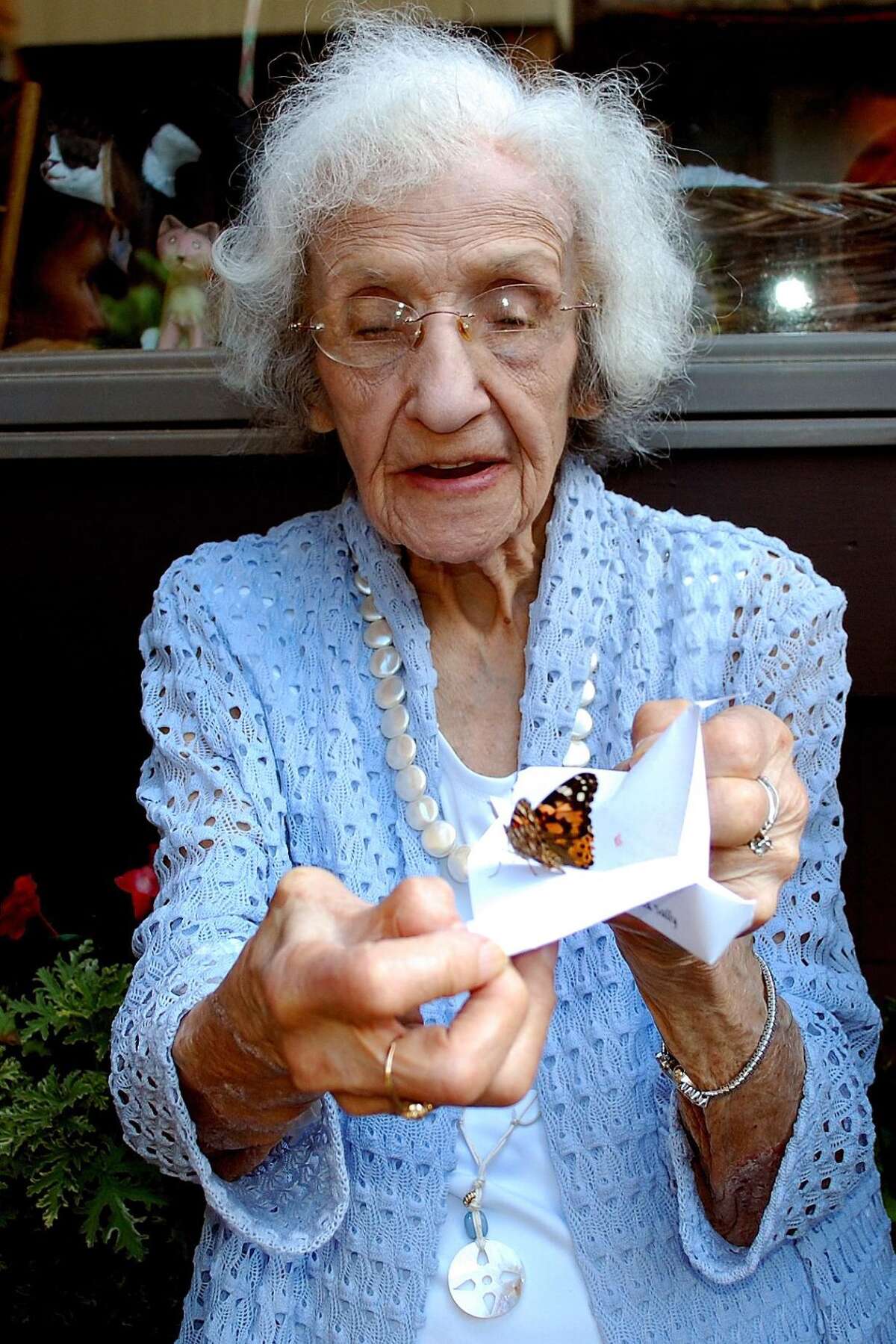 West Hartford resident marks 100 years with 100 butterflies