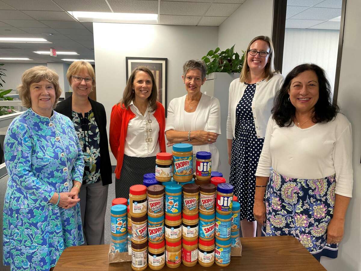 YHB Investment Advisors Inc., based in West Hartford, recently held an office-wide peanut butter collection for the West Hartford Food Pantry.