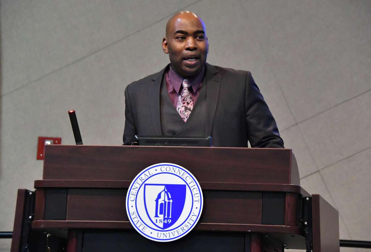 Conard High School assistant principal Jamahl Hines was named high school assistant principal of the year by the Connecticut Association of Schools.