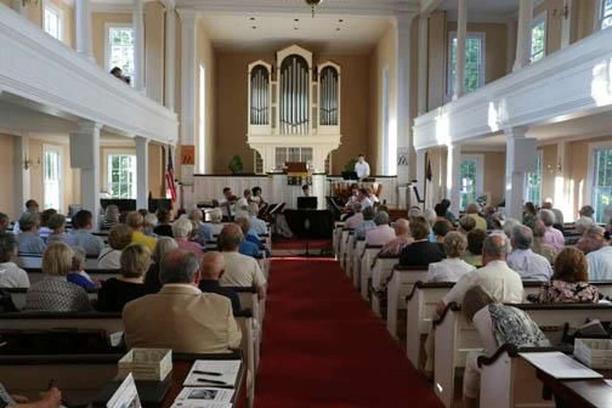 The New Baroque Soloists perform at the First Congregational Church of Washington on Friday evening. They return on Aug. 7, 14 and 21.