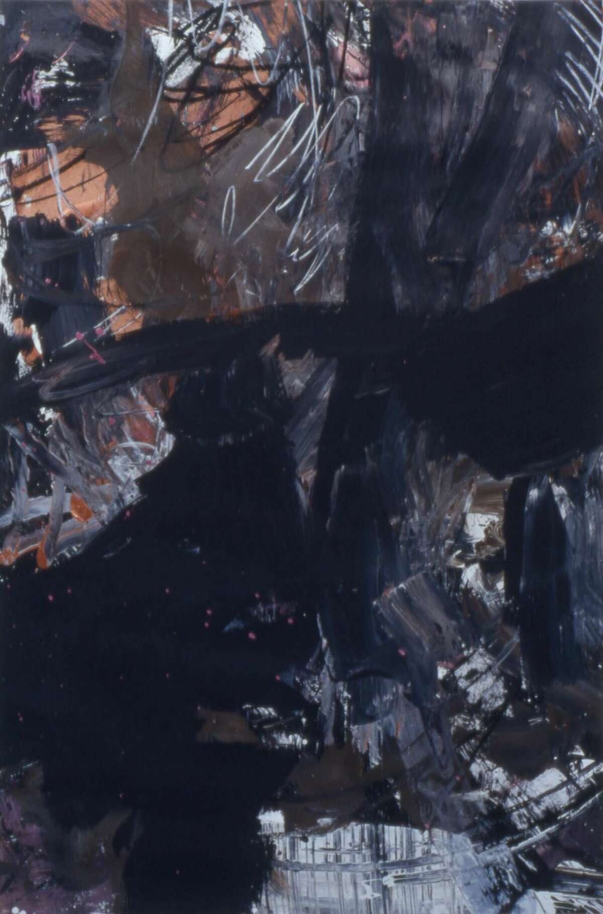 Dudley Zopp and Susan Bogle Finnegan, "Dissolving Messages," 1993, charcoal, acrylic, chalk on paper.