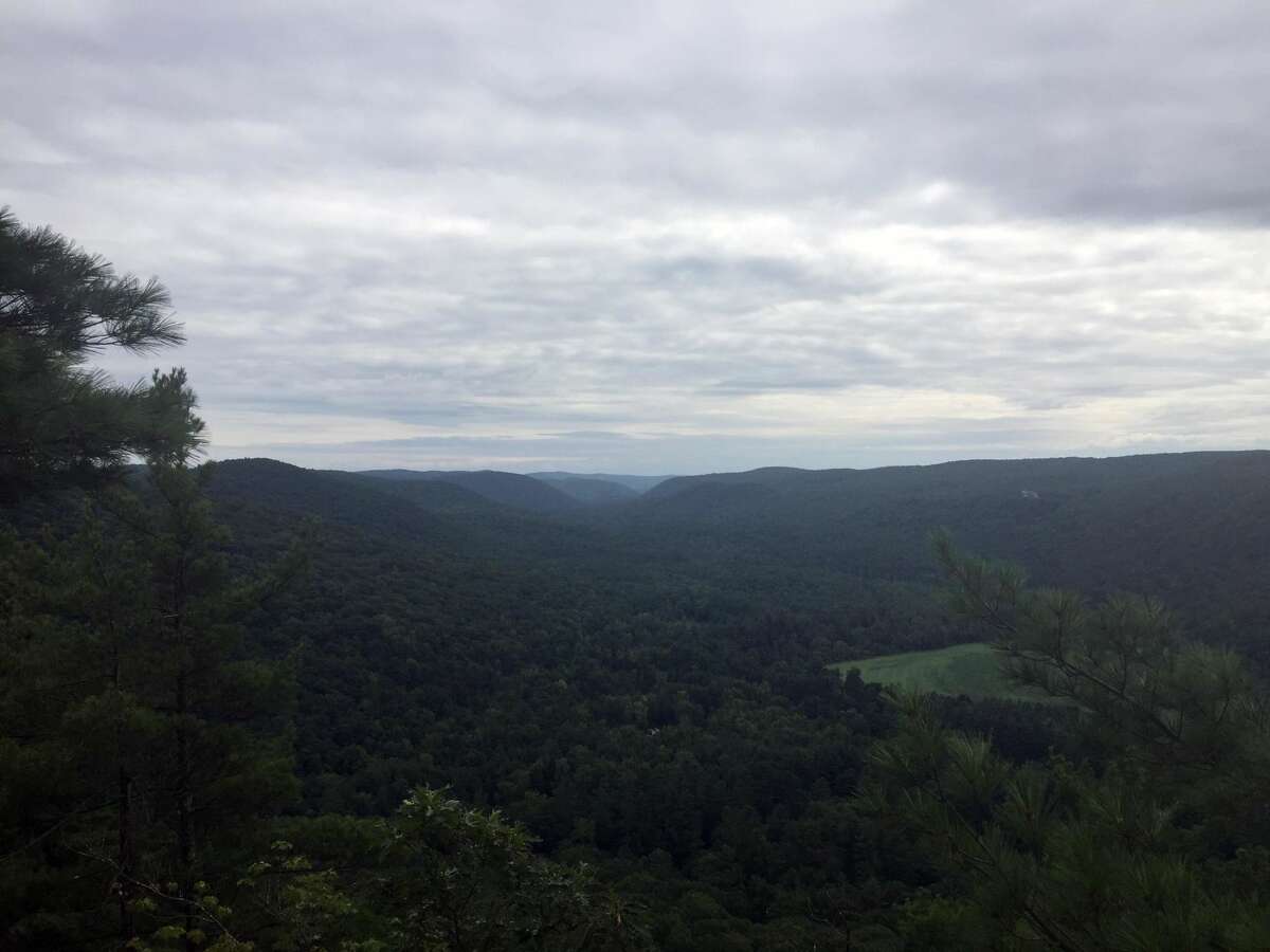 The Housatonic River valley from Lookout Point.