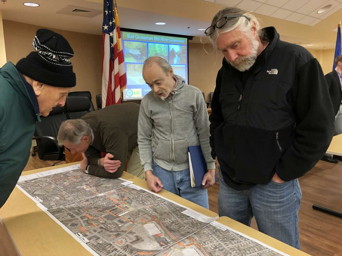 A future trail on the 13-acre open space property in the Greenbrier subdivision could connect with a proposed route for the extension of the Sue Grossman Trail into downtown Torrington.