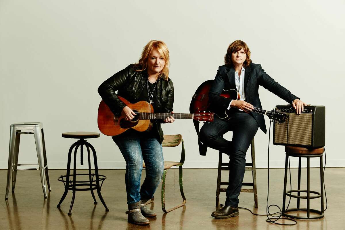 Left, Indigo Girls are performing at the Warner Theatre on March 23. Amythyst Kiah, above, will be special guest.