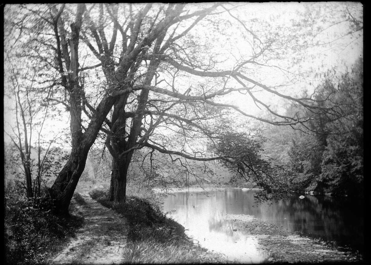 Then: Shepaug River in Steep Rock Preserve in photo by Joseph West, from the collection of the Gunn Museum.