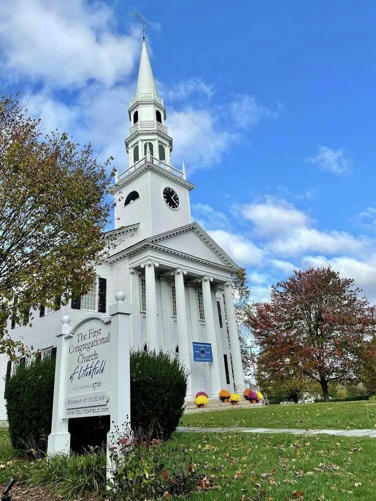 The First Congregational Church of Litchfield celebrates its 300th anniversary on Nov. 6.