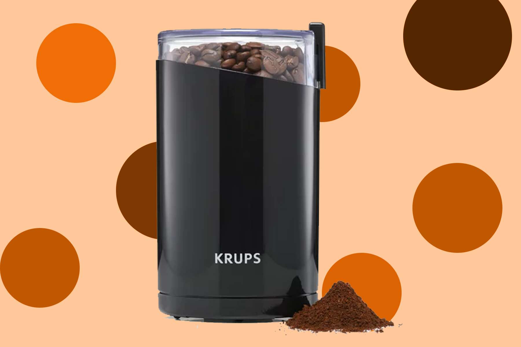 KRUPS F203 Electric Spice and Coffee Grinder with Stainless Steel