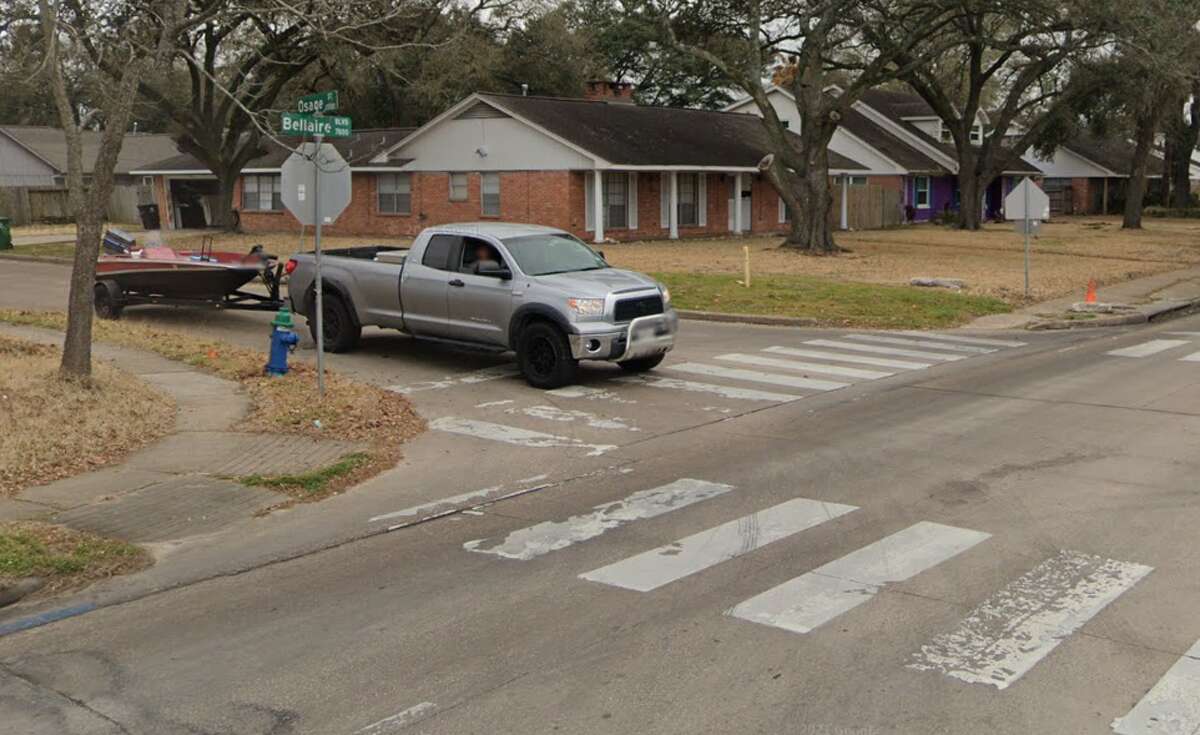 In a twist of irony, Google Maps Street View captured a Toyota Tundra at the intersection of Bellaire Boulevard and Osage Street in February 2021. One year later, the driver of a Tundra struck and killed 73-year-old bike rider Chung Ko in the intersection. 