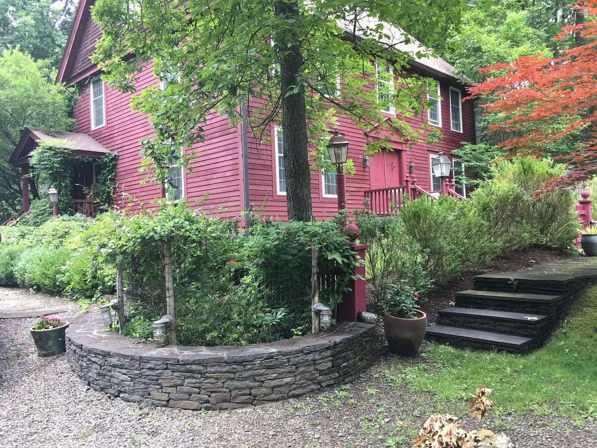 Pine Plains had the highest average nightly booking rate in the region, at $801 across 31 listings. This "Red Colonial House and Gardens on Knollwood" is listed for $850 a night.