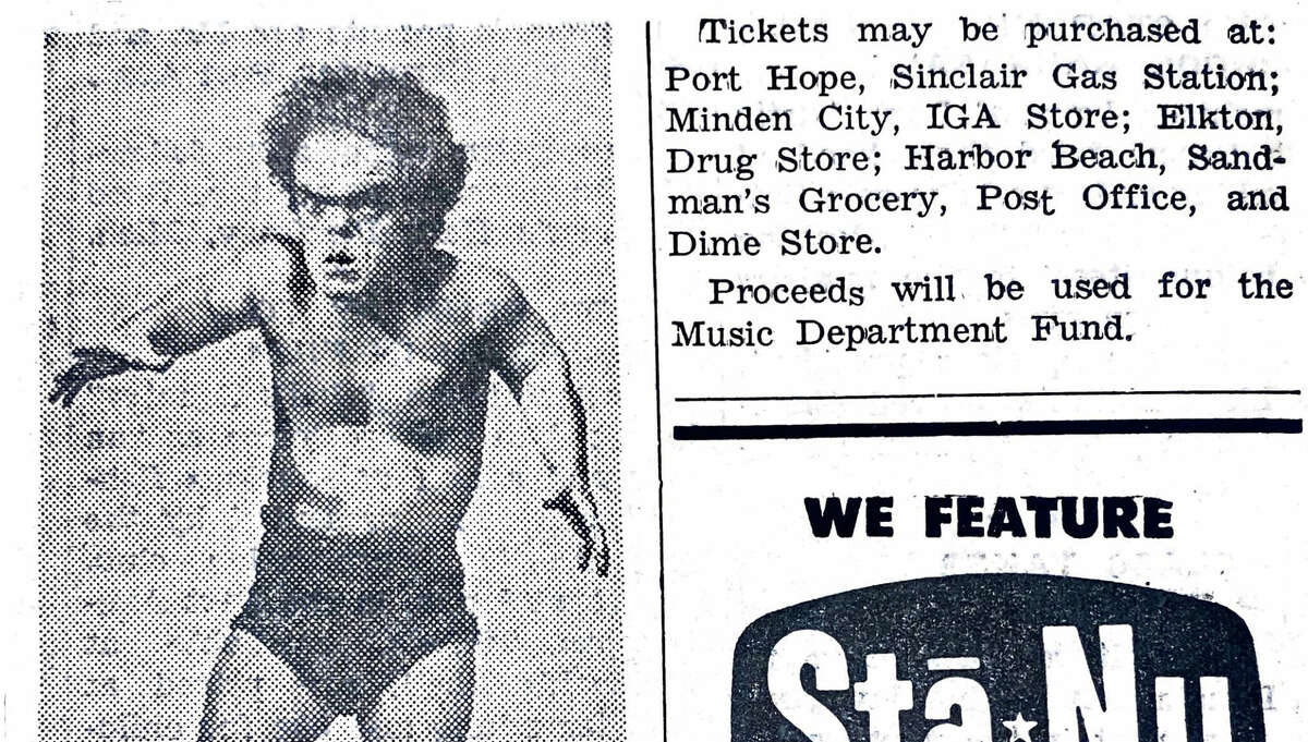 For this week's Tribune Throwback we take a look in the archives from February 1962. Above, grappler Fuzzy Cupid was one of the starts to appear at a special Big Time Wrestling show in Harbor Beach on Feb. 14, 1962.