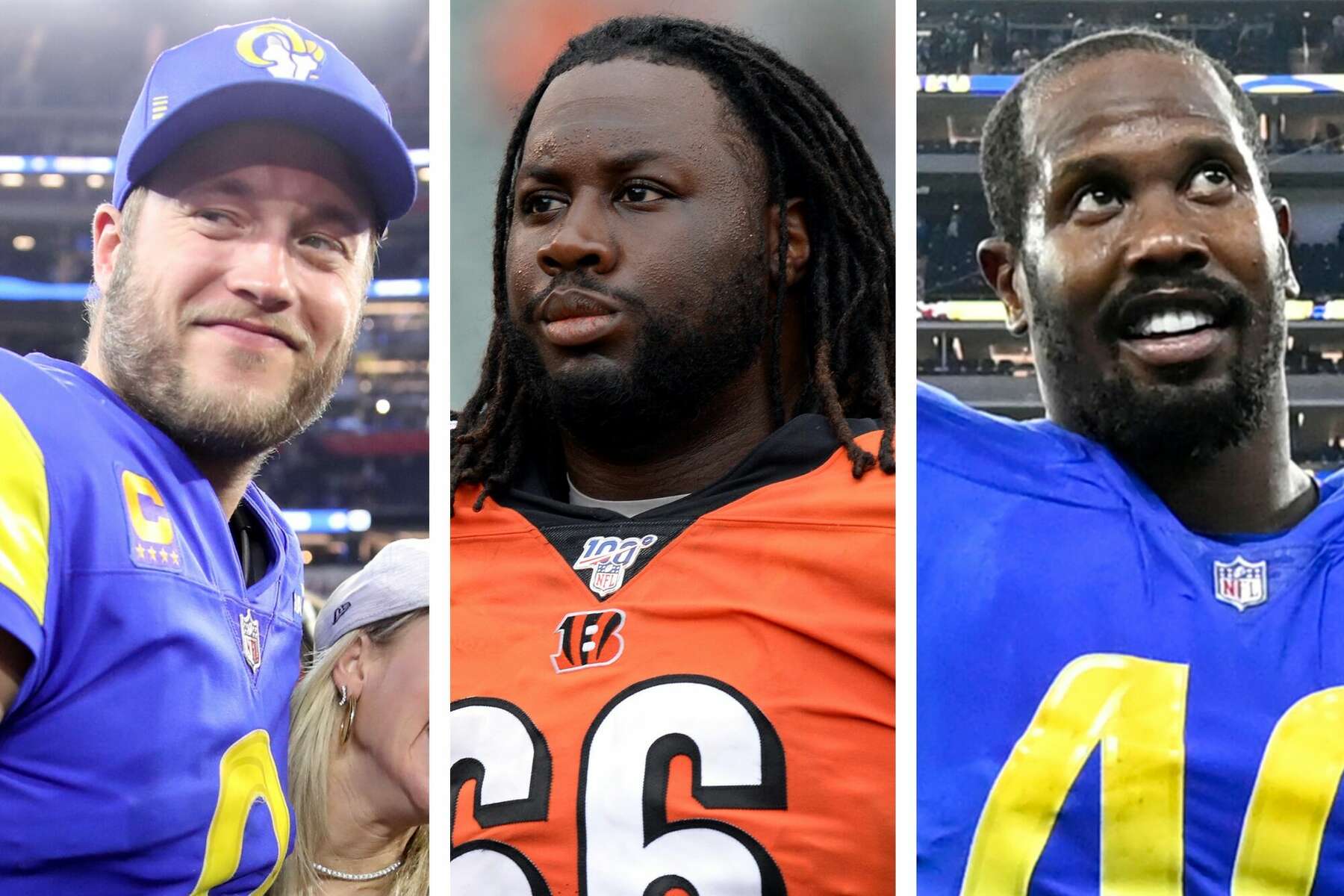 Von Miller of the Los Angeles Rams reacts following the NFC News Photo -  Getty Images