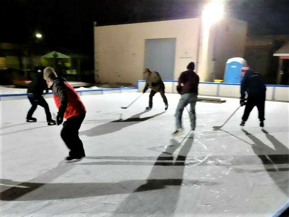 The new ice rink in Reed City is hosting hockey on Thursday nights at 7 p.m. for anyone interested in participating. All levels are welcome.