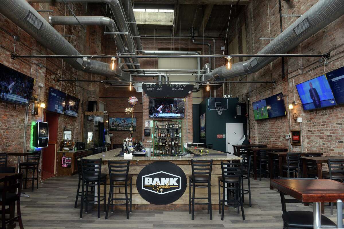 Bank Sports Bar, in Bridgeport, Conn. Feb. 10, 2022.