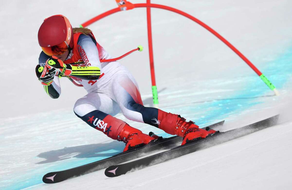 After failing to finish her first two races in Beijing, U.S. skier Mikaela Shiffrin finished ninth in the women’s super-G, 0.79 of a second behind the winner.