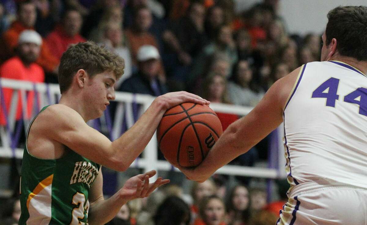 Action from the Routt boys' basketball team's win over Brown County at the Routt Dome in Jacksonville Friday night