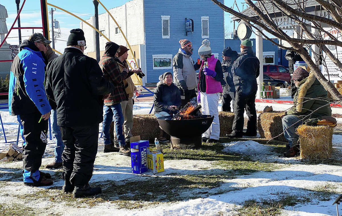 With sunny skies and frigid temperatures in the teens, Mother Nature provided some picture-perfect weather for Caseville’s 2022 Shanty Days. Among the activities was a vintage and antique snowmobile show in Memorial Park.